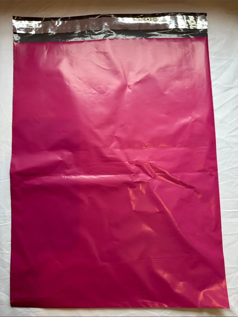 Solid Hot Pink Poly Mailers 12